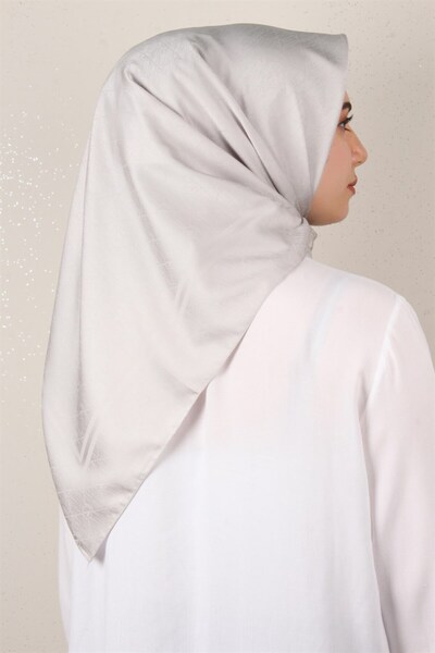 Eşarppark Jakarlı Ipeksi Eşarp 3088-7