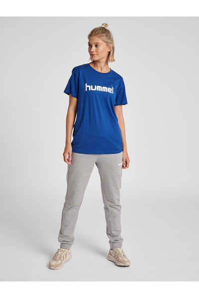 hummel HMLGO PAMUK LOGOLU TİŞÖRT KADIN S/S