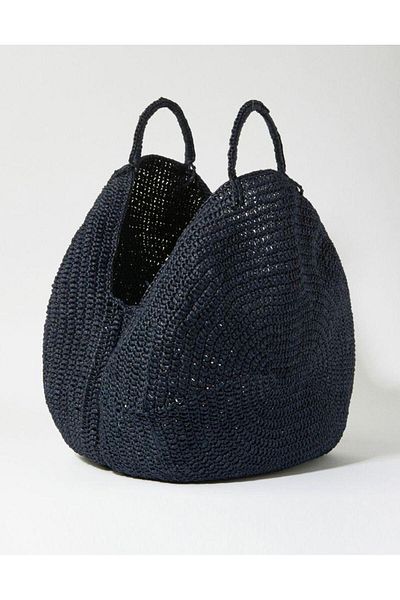 ANJEA حقيبة شاطئ سوداء أنيقة من MYBAG