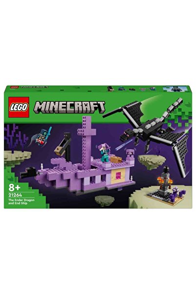 LEGO Mınecra f t Ender Ejderhası ve End Gemisi 21264 - 8 Yaş ve Üzeri Macera Oyunları Seven Çocuk
