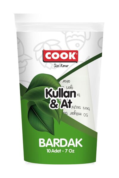 COOK Karton Bardak 10 Adet