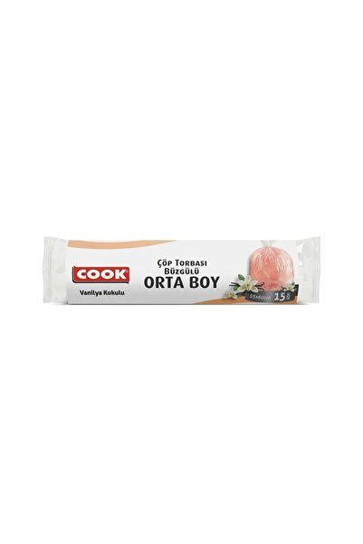 COOK ÇÖP TORB.BÜZG.55x60cm 15li*25 Orta Vanilya