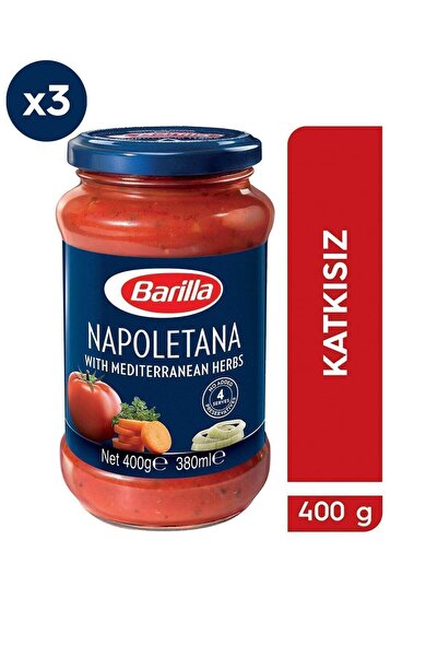 Barilla Napoliten (NAPOLETANA) Makarna Sosu 400 G. 3'lü