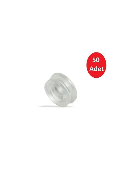 HMC 16 Mm Natural Gasket Plug with Duct - Hole Plugging and Drip Equipment (50 PCS)