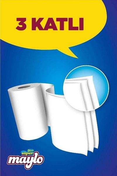 Maylo 3 Layer Paper Towels 12 Pieces 2 Pack
