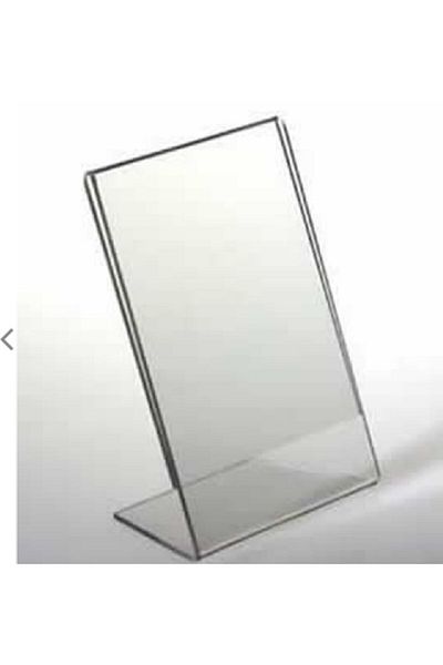 SOLİDCLASS L Type A4 Plexi Foyluk Brochure Holder-vertical A4 Foyluk-12 Pack