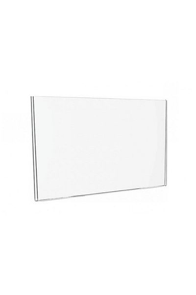soylu pleksi A3 U Type - Transparent Plexi Horizontal Foiling Brochure Holder - Pack of 10