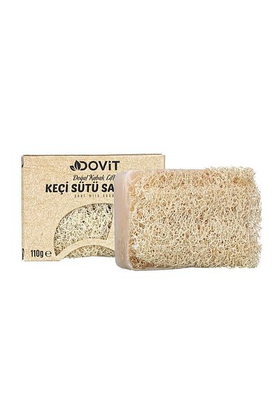 Dovit صابون حليب الماعز من ألياف اليقطين الطبيعية