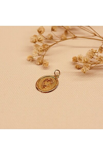 TAHAN MÜCEVHERAT Ç Harfi Minimal Kolye Ucu