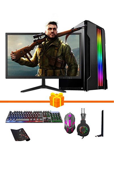 RAMTECH BİLGİSAYAR Gaming Rg505-012 R5 5500 16gb Ram 512gb Ssd Gt730/4gb 21in...