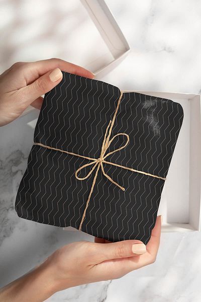 AkalBatu No1 Classic Series of 25 Pelur Paper Black-50X70 cm