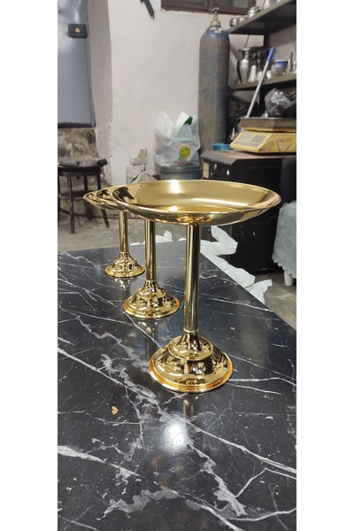 milenasilver gold kaplama 3 lü sunumluk