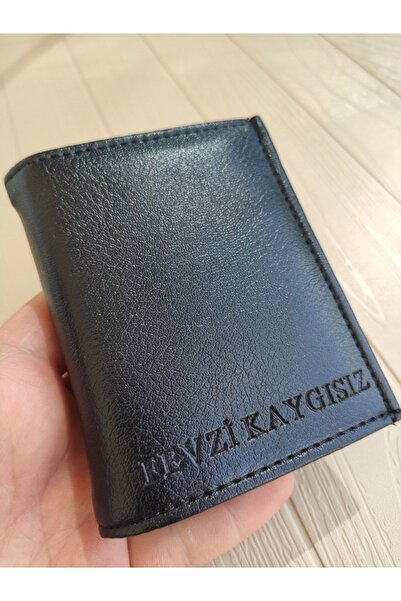 derisiparis Siyah Erkek Cüzdan Isim Baskılı