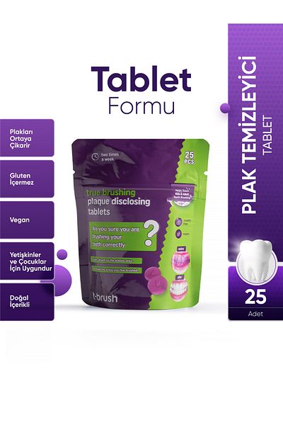 TBRUSH 10 Pack Plaque Exploring and Tartar Demonstrator Tablets