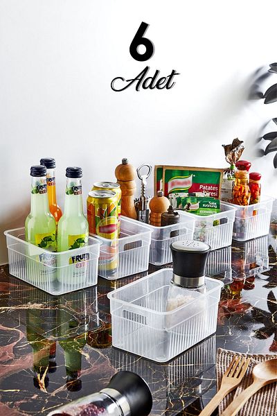 GRİMOR Life 6 Transparent Drawers Organizer - DDLC-790