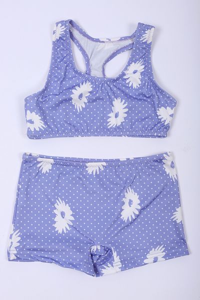 My-o Girl's Bikini with Shorts - Swimmer Style
