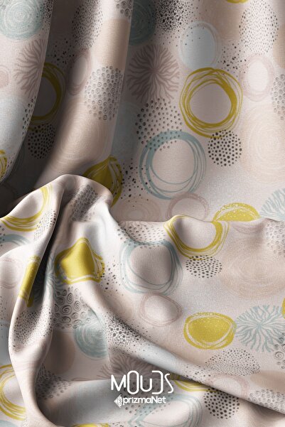 Moud's Xero Floral 1 Візерункова сукня з шовковистою фактурою - 155 см Kms-91