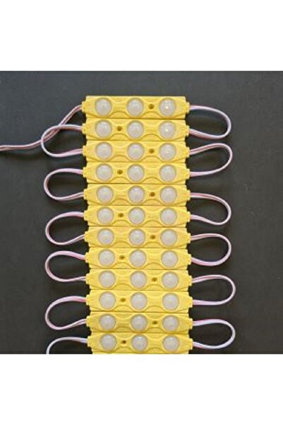 ERBAY 10 Adet 1.5 Watt Modül Led 2835 Mercekli Beyaz-Gün Işığı-Mavi-Kırmızı-Amber 12 Volt