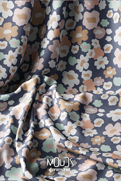 Moud's 155 см, шовковиста тканина - квітковий візерунок та цифровий принт