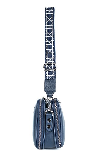 HNB Vona Bags Cross Strap Women's Shoulder Bag Madame Vera Mv015 Navy Blue