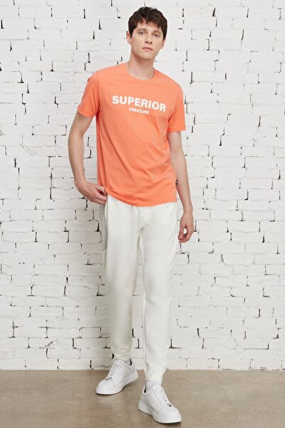 ALTINYILDIZ CLASSICS Pánské Ecru-béžové tepláky Standard Fit Regular Cut