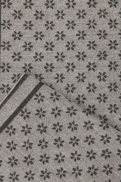 ALTINYILDIZ CLASSICS Eșarfă tricotată cu model neagră - gri pentru bărbați