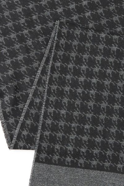 ALTINYILDIZ CLASSICS Eșarfă cu model negru-gri pentru bărbați