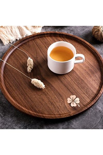 exalted hawk Large Size Wooden Saucepan and Presentation Plate