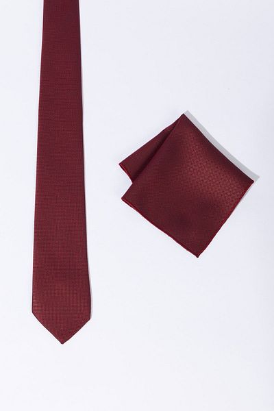 ALTINYILDIZ CLASSICS Set de țesături pentru cravată Burgundy pentru bărbați