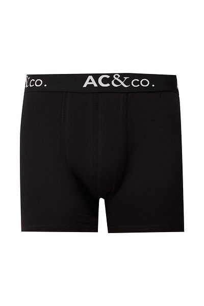AC&Co / Altınyıldız Classics Ανδρικά εύκαμπτα μποξεράκια 3-συσκευασίας από μαύρο-ανθρακί βαμβάκι