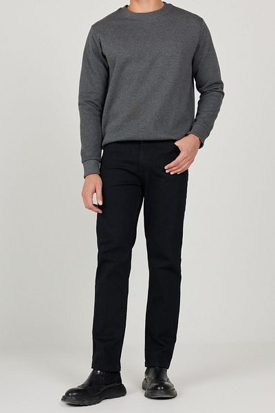 AC&Co / Altınyıldız Classics Men's Black Extra Slim Fit Slim Fit Rıss Cotton Flexible Denim Jean Jeans