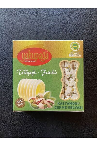 Yakupağa Kastamonu Çekme Helvası A.fıstıklı Tereyağlı Vakumlu 200 Gr