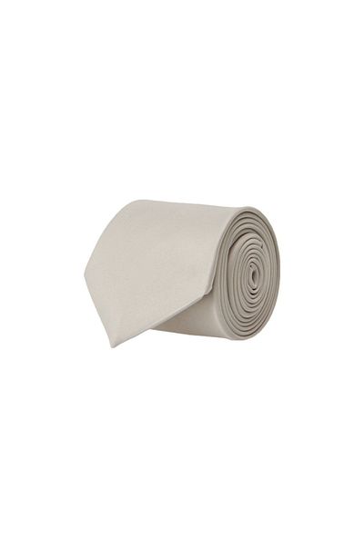 ALTINYILDIZ CLASSICS Men's Gray Patternless Gray Tie