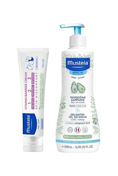 Mustela Shampoo + Diaper Rash Cream