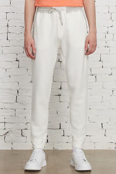 ALTINYILDIZ CLASSICS Pánské Ecru-béžové tepláky Standard Fit Regular Cut