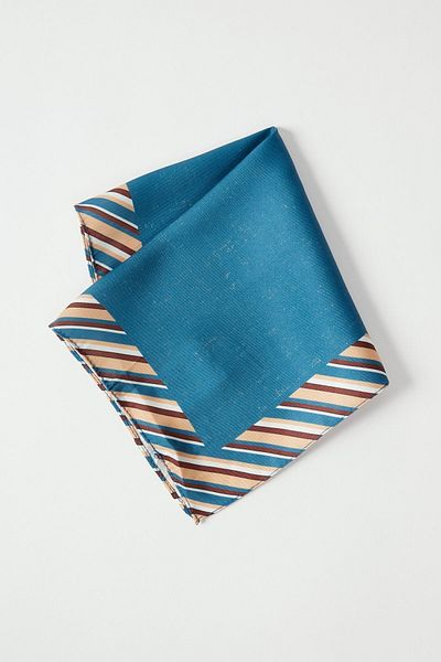 ALTINYILDIZ CLASSICS Ανδρικό μαντήλι με μοτίβο Indigo