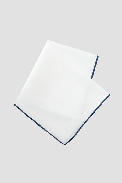 ALTINYILDIZ CLASSICS Batistă clasică pentru bărbați - cu model alb bleumarin