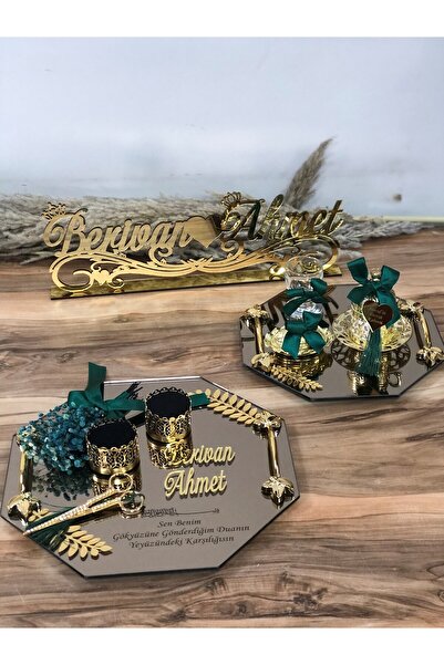 Masalsı Concept Tavă pentru promisiuni Tavă de logodnă Tavă pentru inele Tavă...