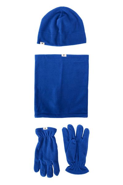 ALTINYILDIZ CLASSICS Men's Saks Anti-pilling Warm Water Repellent Fleece Beanie Neck Collar Gloves Set