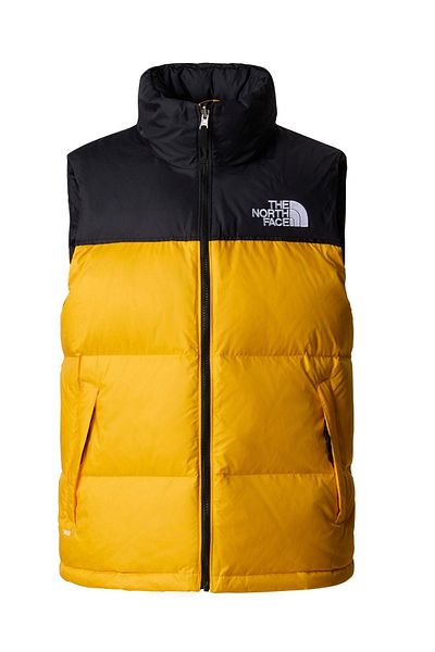 THE NORTH FACE 1996 Model Men's Retro Yellow Nuptse Vest and Vest