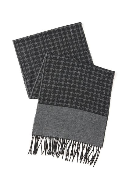 ALTINYILDIZ CLASSICS Eșarfă cu model negru-gri pentru bărbați