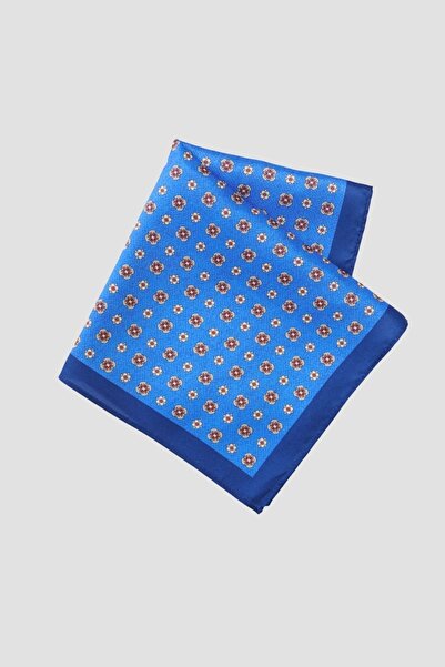 ALTINYILDIZ CLASSICS Чоловіча класична хустинка з синьо-блакитним візерунком