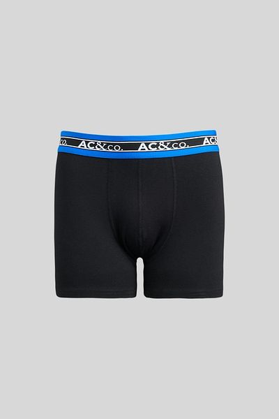 AC&Co / Altınyıldız Classics Ανδρικό Premium βαμβακερό μαύρο-μπορντό-πράσινο πακέτο 3 εύκαμπτων μπόξερ