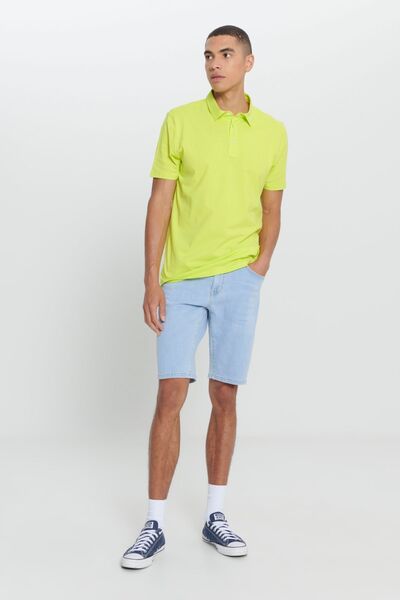 AC&Co / Altınyıldız Classics Erkek Açık Mavi Slim Fit Dar Kesim Pamuklu Esnek Denim Şort