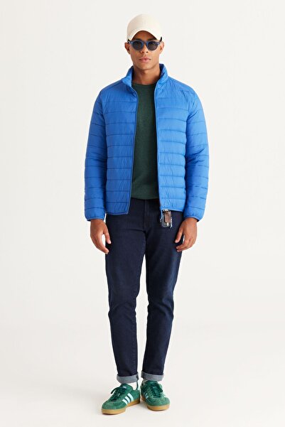 AC&Co / Altınyıldız Classics Вітрозахисний, теплоізоляційний, легкий, наповнений волокном, надувний чоловічий пуховик