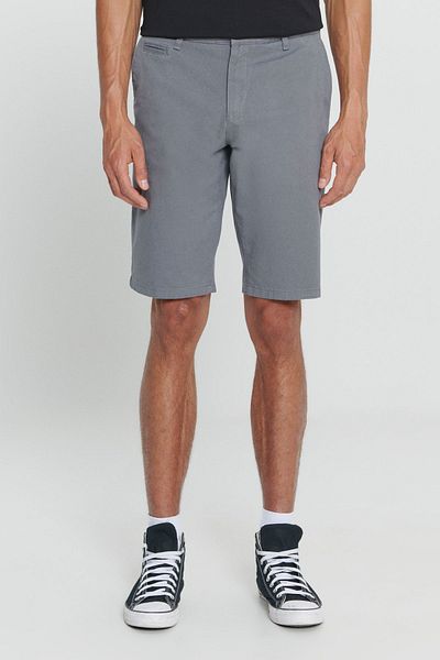 AC&Co / Altınyıldız Classics Graue Slim Fit Slim Fit Dobby-Chino-Shorts aus 100 % Baumwolle in Grau für Herren