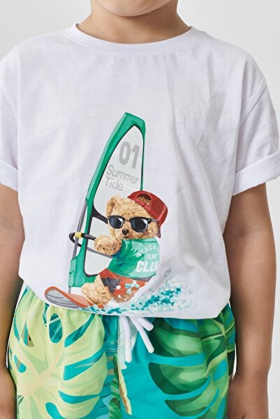 AC&Co / Altınyıldız Classics 100% Cotton Crew Neck Children's T-Shirt