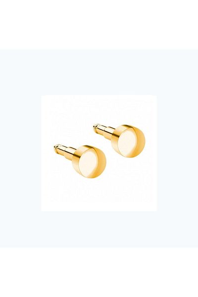 nina Gold Medium Non-Stone Ear Piercing Earrings-12 Pieces
