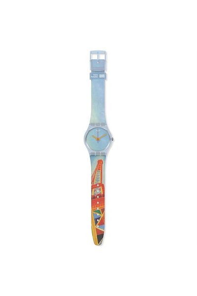 Swatch Eiffel Tower Unisex Wristwatch Gz357