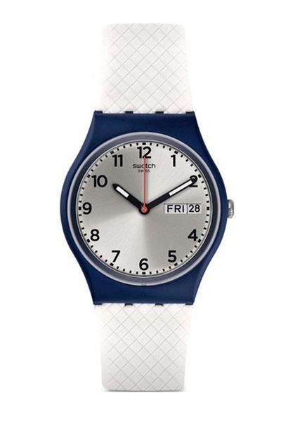 Swatch Unisex White Wristwatch GN720